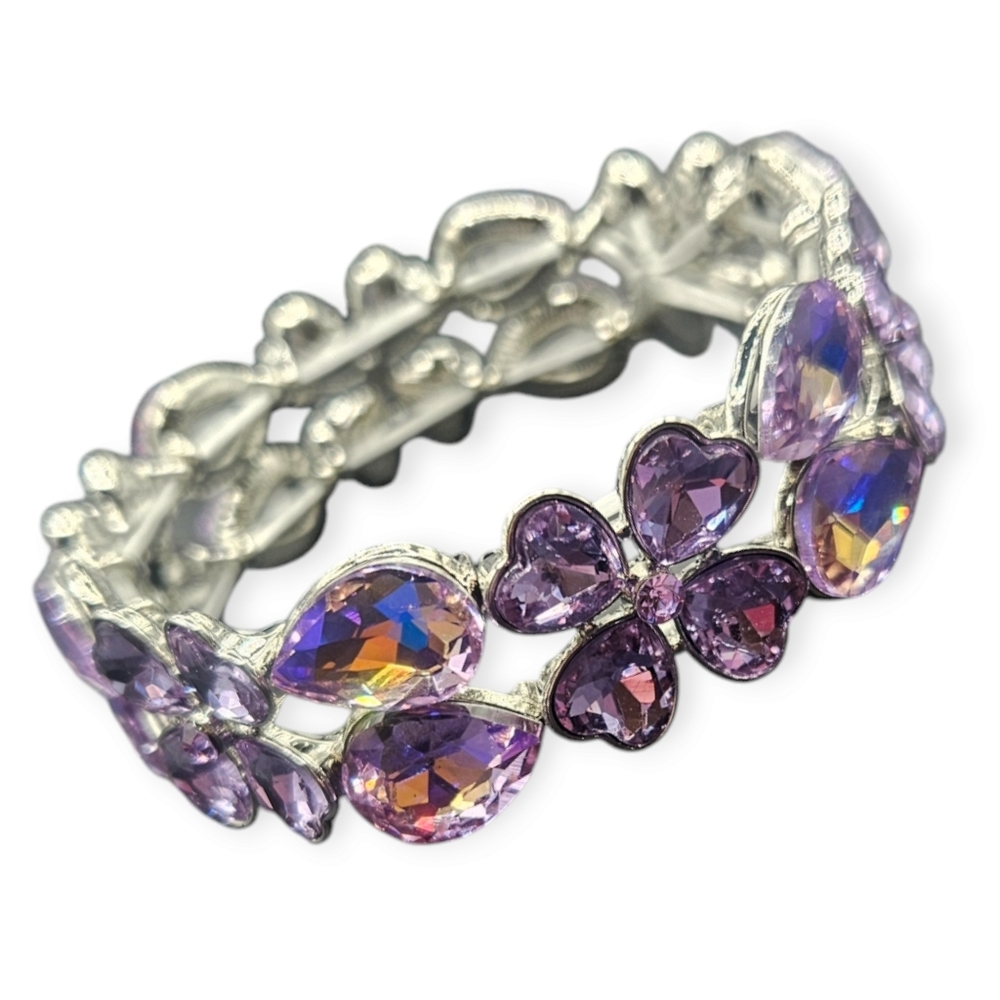 Purple Crystal Bracelet